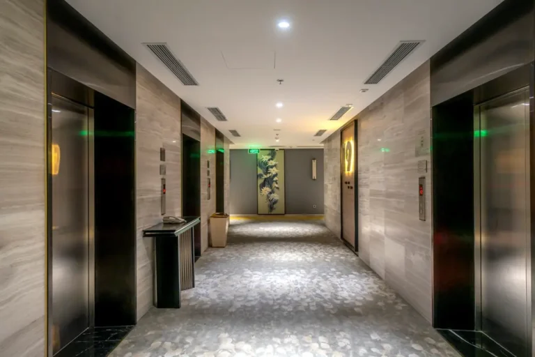 Hotel guest floor corridor and lift lobby - hotel procurement companies and scope