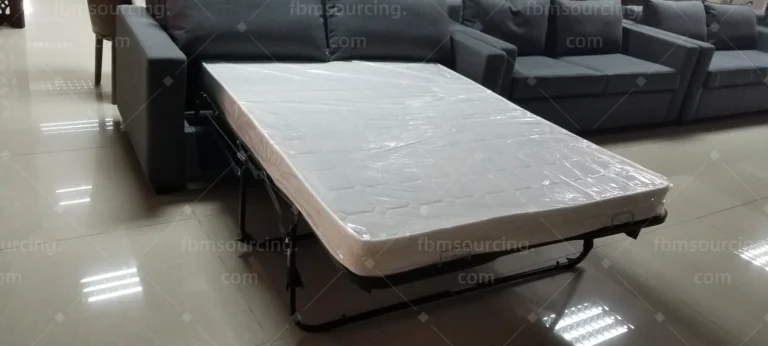 Custom sofa inspection before bulk shipment from China