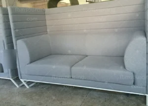 Melbourne office booth seating QC inspection featured image for China furniture procurement