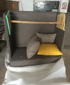 Office lounge furniture QC inspection featured image for China furniture sourcing