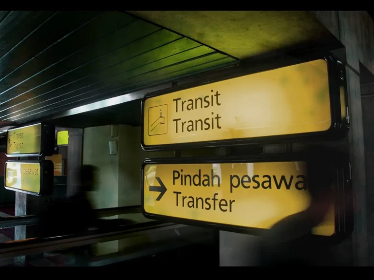 Illuminated wayfinding signage of the type made by commercial signage manufacturers in China
