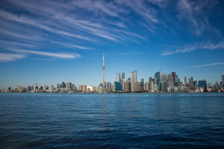 Toronto skyline seen across the water