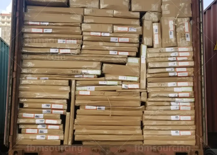 Container loading and shipping for construction project