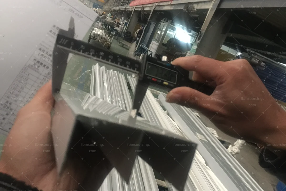 FBM Sourcing - Aluminum profile China Quality Control Inspection208