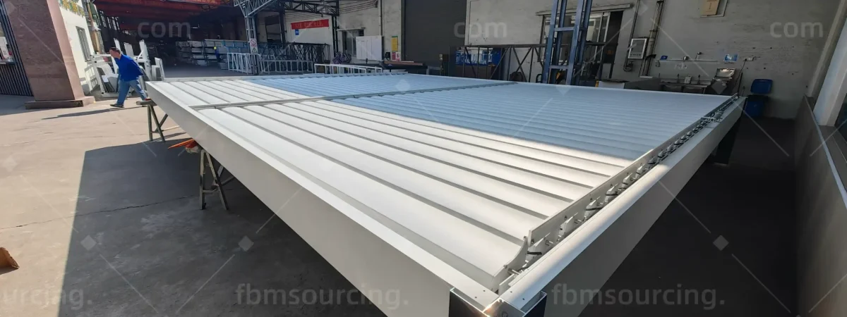 Hotel retractable awning factory quality control China sourcing Florida