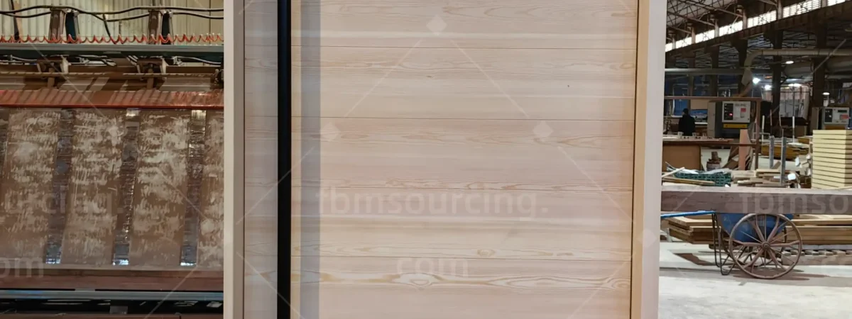 Luxury hotel interior wooden door hardware QC inspection China factory