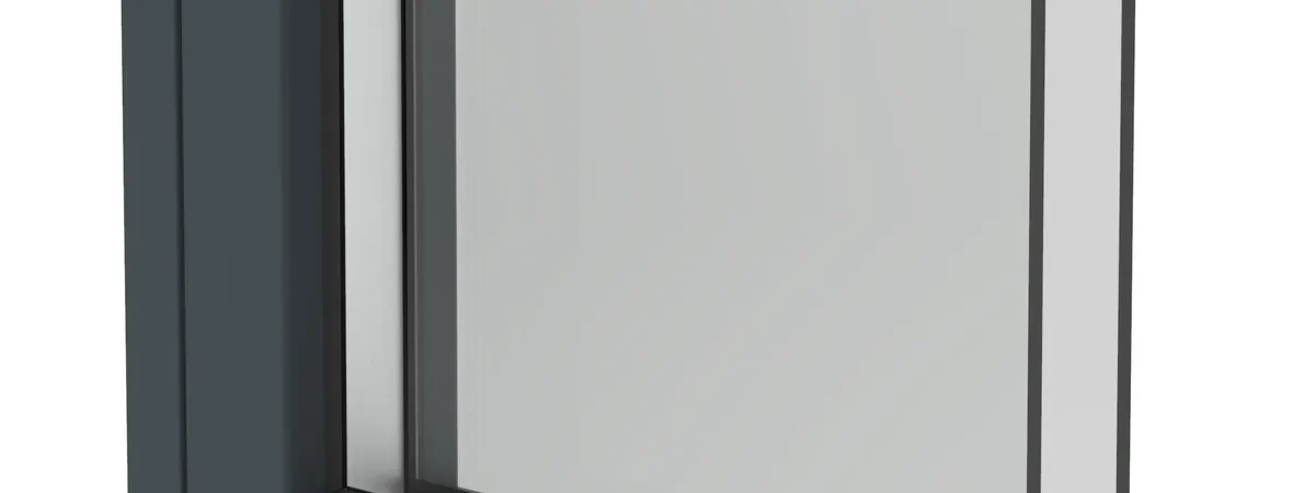 Thermally broken aluminum window profile cross-section - China window sourcing