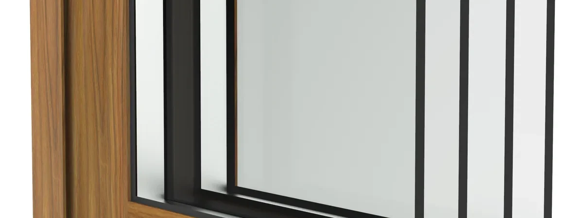 Wood-finish window profile with triple glazing sourced from China